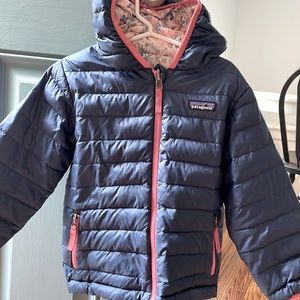 Reversible Down Hoody Jacket 💙💕